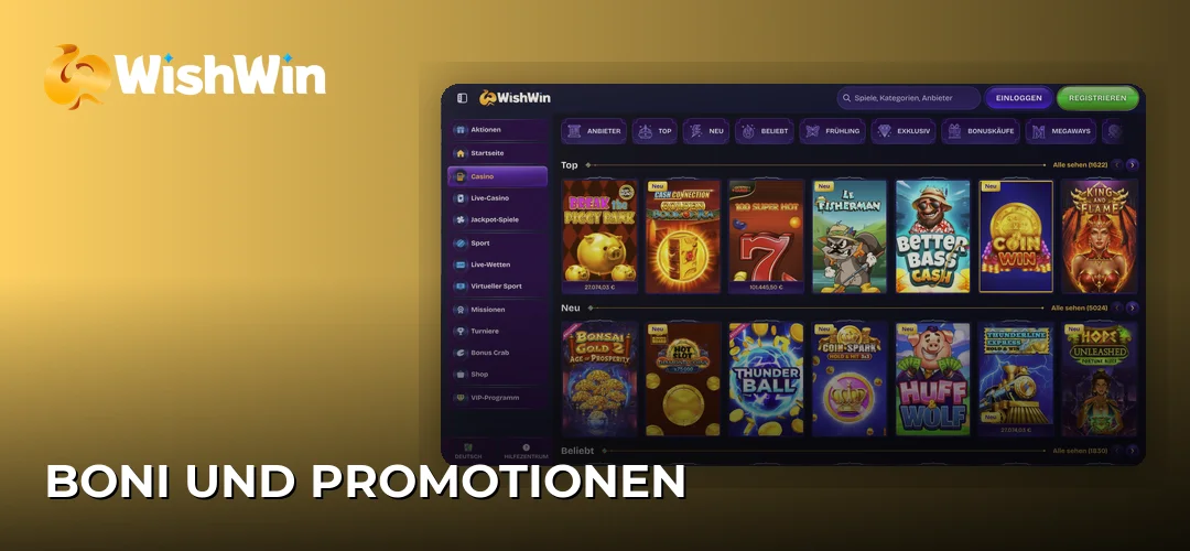Boni und Promotionen