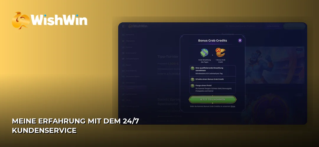 Meine Erfahrung mit dem 24/7 Kundenservice