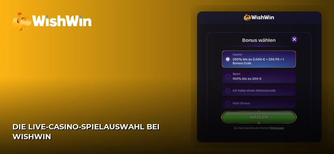 WishWin promotional banner