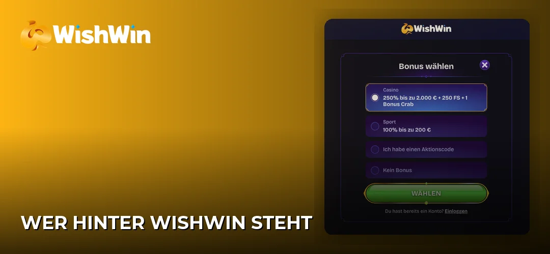 WishWin promotional banner