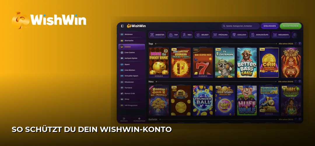 WishWin promotional banner