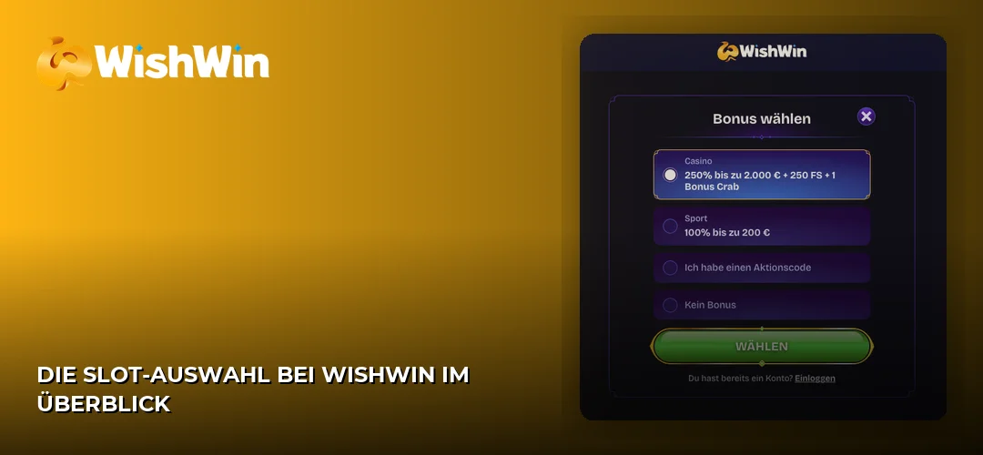 WishWin promotional banner