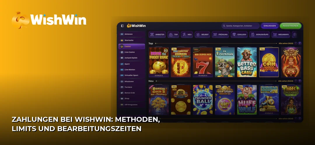 WishWin promotional banner